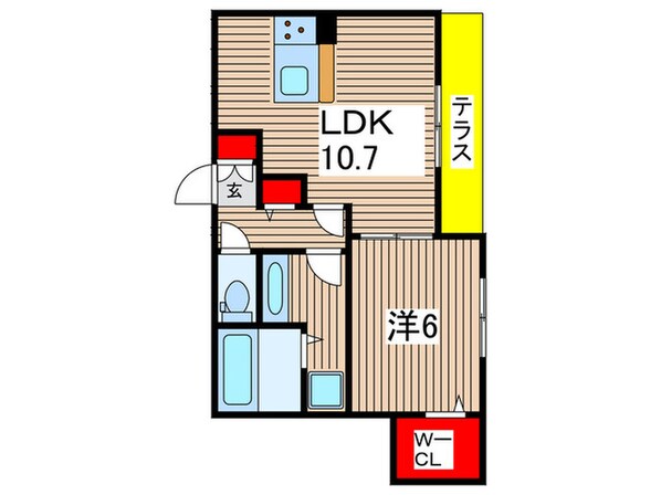 アグレアブルの物件間取画像